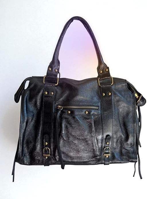 BorsaErisé® Erisé brillant SAC EN CUIR idéal pour la rentrée