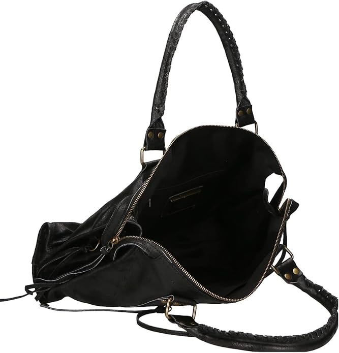 BorsaErisé® Erisé brillant SAC EN CUIR idéal pour la rentrée